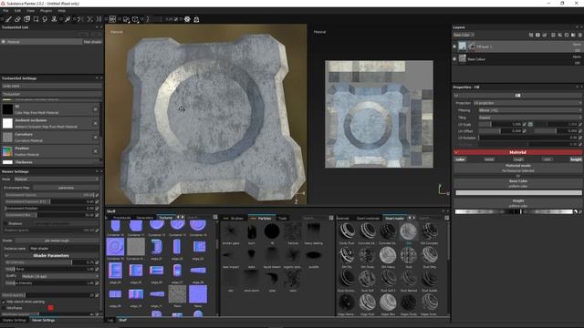 Blender to Unity Tower Defense Game - 2a Texturing the Base in Substance Painter 2 смотреть онлайн