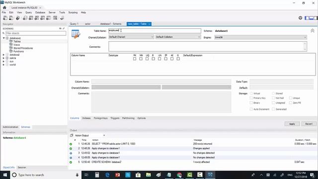 How to Create Database and tables in MySql Workbench (Part-4) #codefree смотреть онлайн