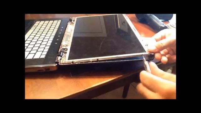 Laptop screen replacement / How to replace laptop screen [Sony Vaio VGN-CR116E] смотреть онлайн