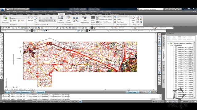 Bringing in LPS (OSNI) data to AutoCAD Map 3D.wmv смотреть онлайн