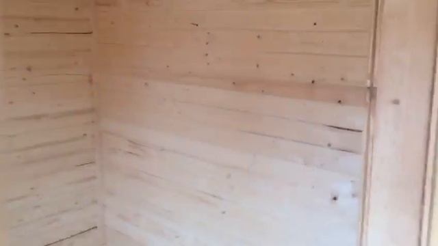 Бытовка деревянная В-5 с внутренней отделкой из вагонки сорта "С" от Петербургского СтройБыта смотреть онлайн