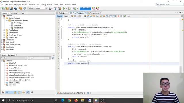 Arbol AVL en Java (in orden pre orden post orden) con Graphviz 1ra parte смотреть онлайн