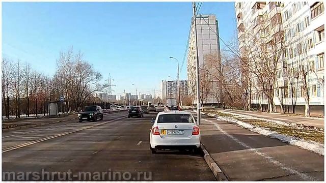 Экзаменационный маршрут в Марьино.Автоинструктор Дмитрий. 8-926-592-78-22 смотреть онлайн
