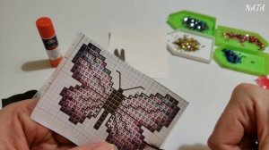 Что делать с остатками страз? Как распечатать схему для алмазной вышивки. Делаем наклейки.