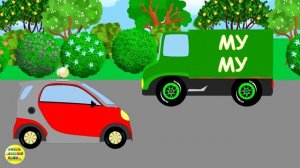 Звуки животных и машинка Лёля. Развивающие мультики для детей. Часть 13