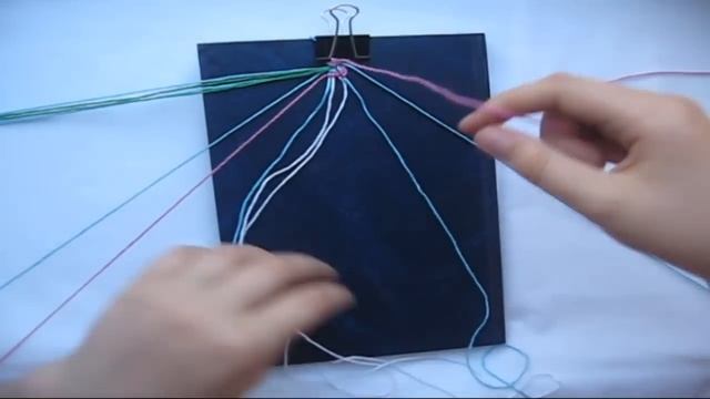 фенечка из мулине. Плетем браслет своими руками. Рукоделие из ниток смотреть онлайн