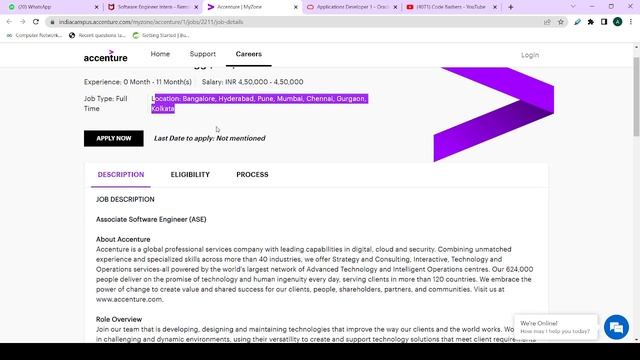 Accenture , Oracle and Mcafee are Hiring | Off campus Hiring | 2021 , 2022 , 2023 Batch Eligible смотреть онлайн
