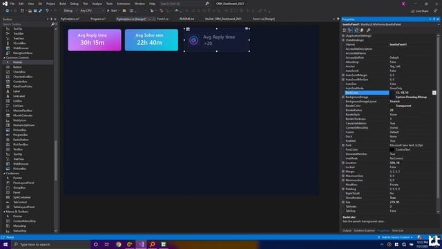 CRM Dashboard - C# Winforms смотреть онлайн