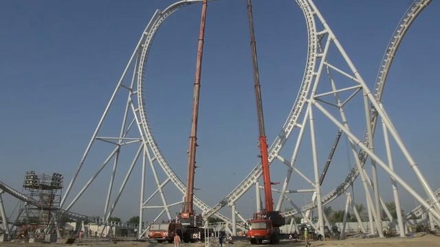 Flying Aces Coaster at Ferrari World Abu Dhabi смотреть онлайн