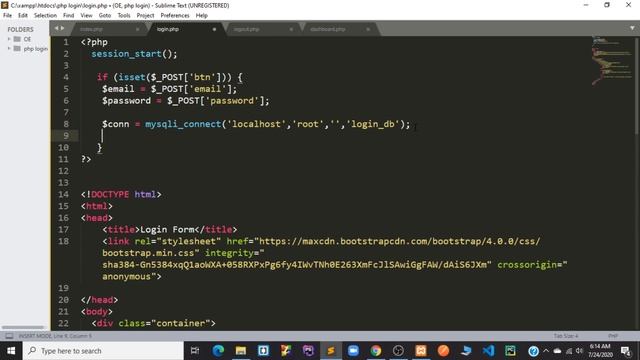 PHP Login and Logout with Session in Bangla смотреть онлайн