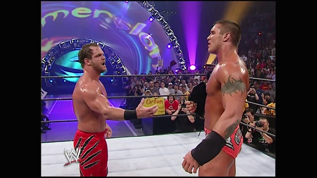 WWE SummerSlam 2004 -World Heavyweight Championship - Randy Orton Vs Chris Benoit