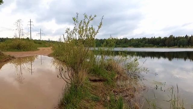 Бывший песчаный карьер у деревни Замостье смотреть онлайн