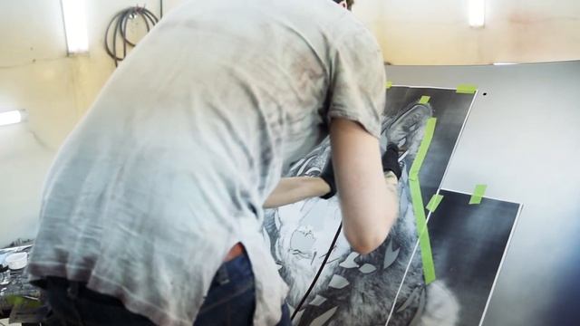 Аэрография. Процесс рисования и как это происходит. смотреть онлайн