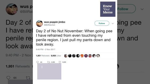 Know Your Meme 101: No Nut November смотреть онлайн