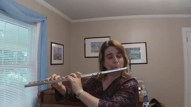 The Nightingale Polka for flute - 2019 NC Honor Band flute audition solo смотреть онлайн