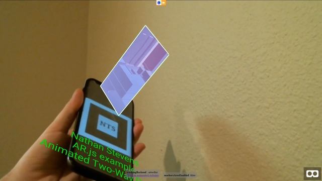 AR.js / A-Frame: Animated Two Way 3D Image Portal, Custom AR Marker смотреть онлайн