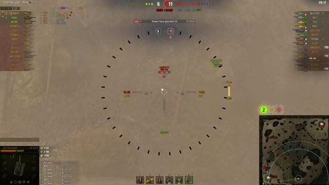 VK 72.01 (K) • 11К УРОНА 6 ФРАГОВ• WoT Gameplay смотреть онлайн