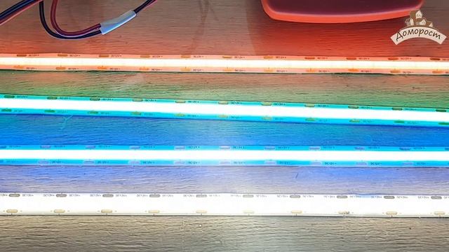 Тестирование LED COB ленты смотреть онлайн