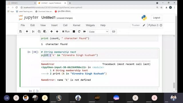 Strings in Python смотреть онлайн