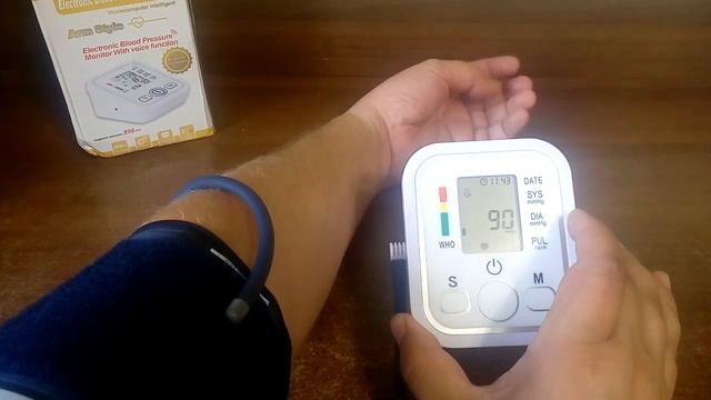 Обзор и настройка тонометра из Китая