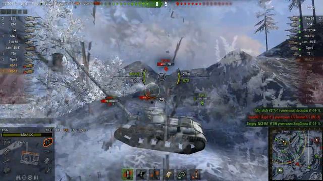 Вечер за World Of Tanks - Взвод Чертей - КВ-13 смотреть онлайн