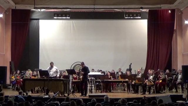 "Дивертисмент" для саксофона и маримбы А.Юяма .исполняют Алексей Мотыка , Роман Федотов 2020 год смотреть онлайн