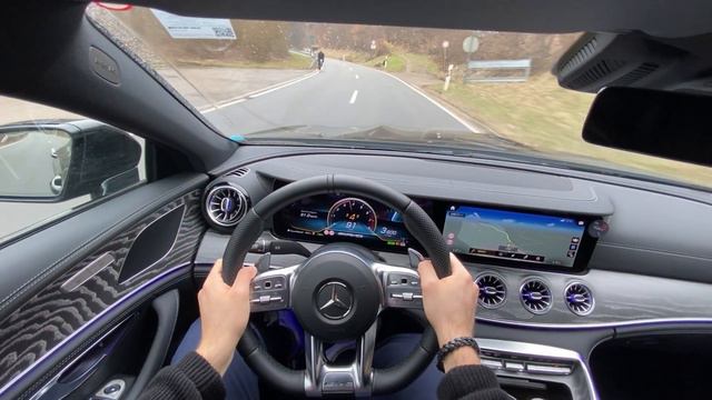 2021 Mercedes-AMG GT 43 4-Door Coupé POV Drive | AMG GT 43 Drive + Interior Sound смотреть онлайн