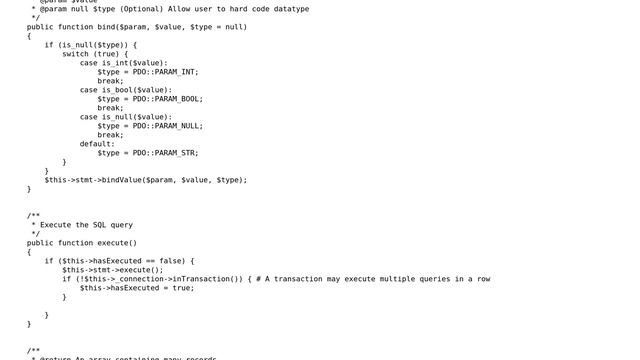 Efficient MySQL PDO class смотреть онлайн