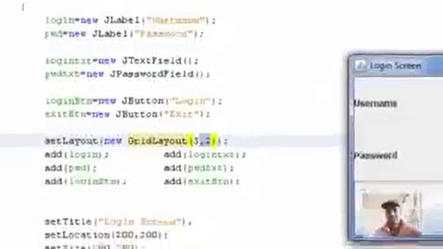 Netbeans JAVA Programming Tutorial GridLayout Manager смотреть онлайн