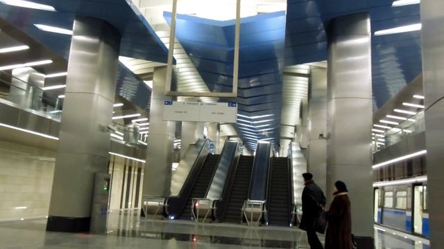 Участок Солнцевской линии Парк победы - Деловой центр. 2014 год смотреть онлайн