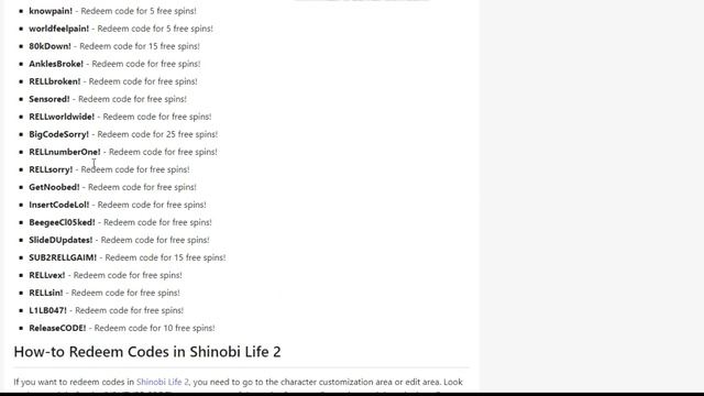 ЛУЧШИЕ КОДЫ ШИНОБИ ЛАЙФ 2. Как получить шаринган и спины? Shinobi life 2, самые новые коды. Сайт. смотреть онлайн