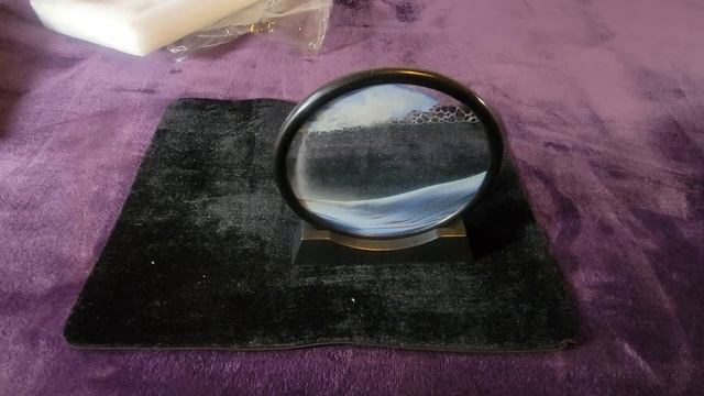 Unboxing Yoolansa Blue Moving Sand Art Sandscape, 3D Deep Sea Sand Art Round 7 inches смотреть онлайн