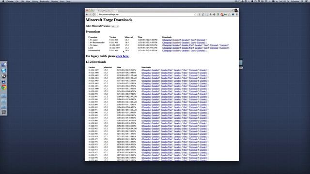 Installing Minecraft Forge 1.6.4 on Mac OS X 10.9.1 смотреть онлайн