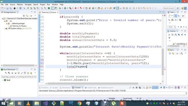 Introduction To Java Programming Exercise 5 21b смотреть онлайн