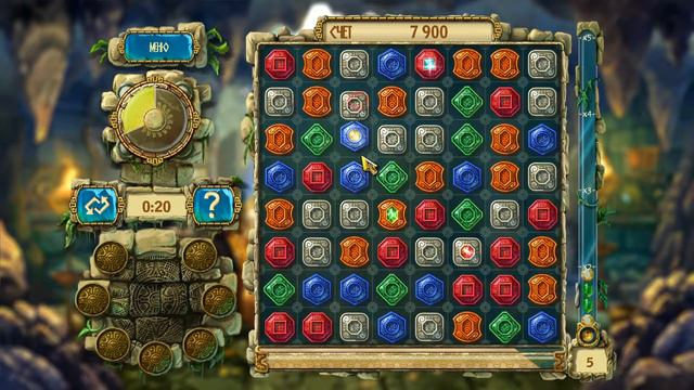 Прохождение Сокровища Монтесумы 3 смотреть онлайн