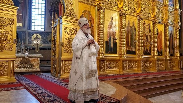 2021.06.10 Проповедь митрополита Коломенского и Крутицкого Павла в праздник Вознесения Господня. смотреть онлайн