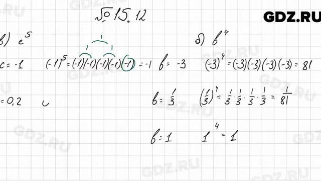 № 15.12 - Алгебра 7 класс Мордкович