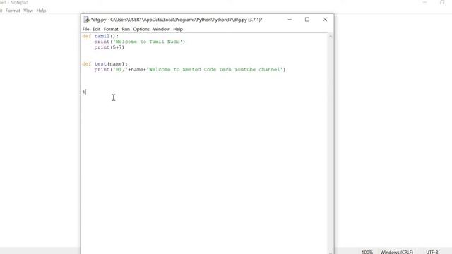 Python- User defined function Example смотреть онлайн