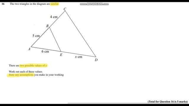 GCSE Maths Edexcel 2022 Higher Paper 3 (Calculator) - Predicted Paper Walkthrough