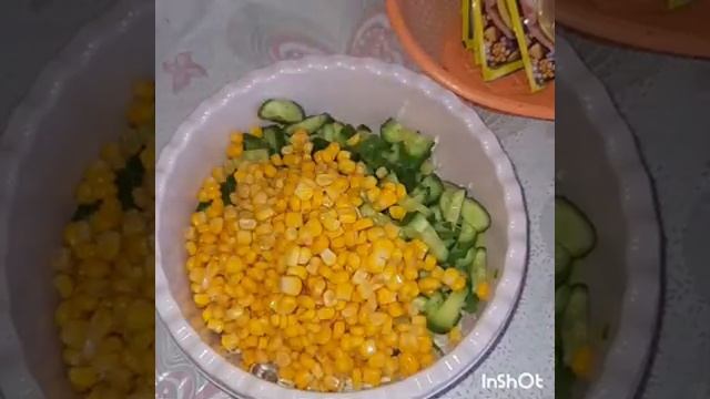 Салат с кукурузой капустой и огурцом ? #shorts #салат #кулинария (360p).mp4