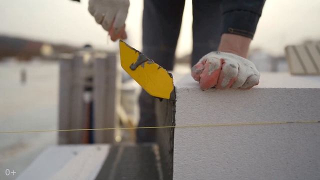 Строительство дома из газобетона. Мастер-класс по тонкошовной кладке. Полная версия. смотреть онлайн