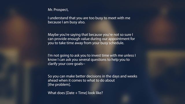 Clients Say, “I Don’t Have Time To Meet With You” And You Say "..." смотреть онлайн