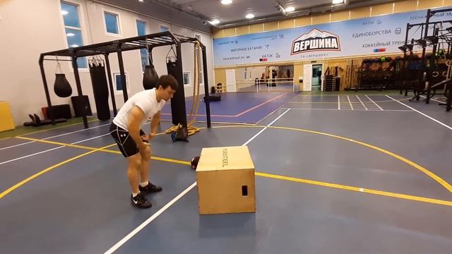 Берпи через тумбу смотреть онлайн