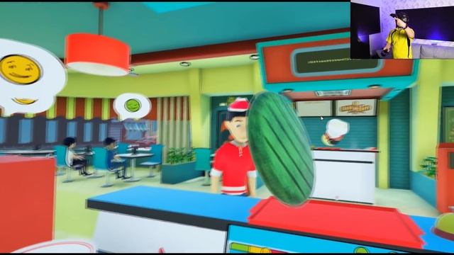 СДЕЛАЛ ЯДОВИТЫЙ БУРГЕР в Clash Of Chefs VR | HTC Vive смотреть онлайн