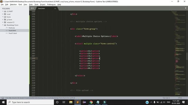 How to add multiple choice option | text area using bootstrap #6 смотреть онлайн