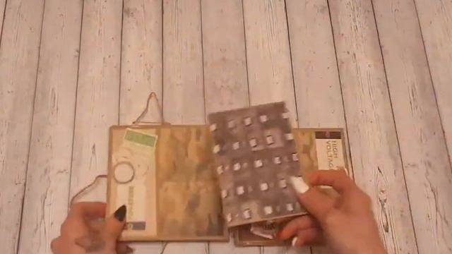Мини-альбом для мужчины "True story" скрапбукинг смотреть онлайн