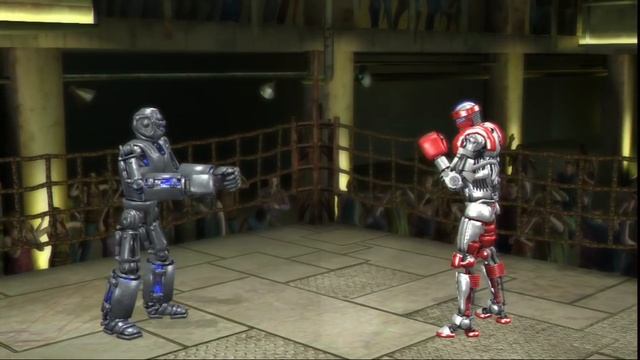 REAL STEEL-ROBOT vs MIDAS (ЖИВАЯ СТАЛЬ)-БОЙ ОДНОЙ РУКОЙ смотреть онлайн