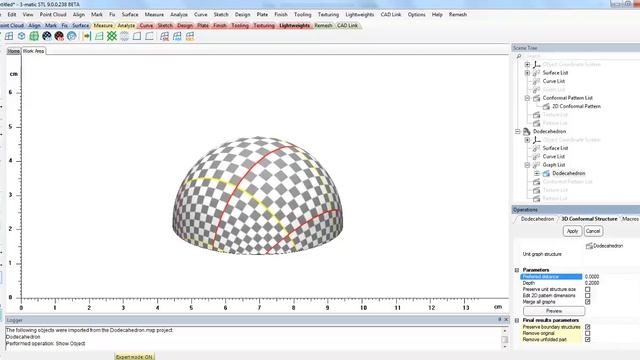 Tutorial: Design a 3D Conformal Structure in Materialise 3-matic смотреть онлайн