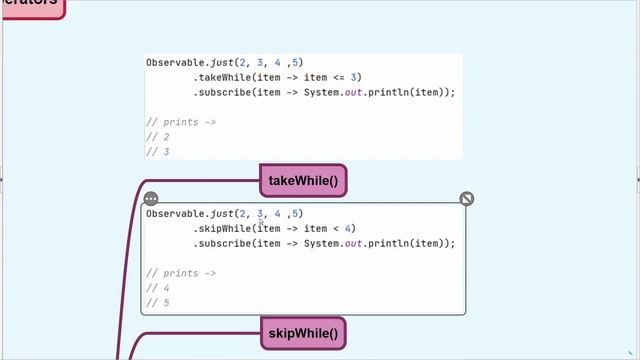 RxJava 3 tutorial for beginners - Part 9 - Operators - filtering and conditional смотреть онлайн