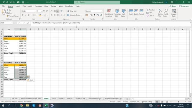 Лекција 22 - Пивот табеле (трећи део) смотреть онлайн